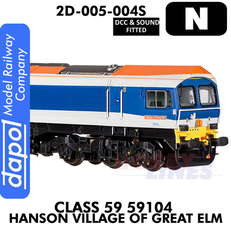 Class 59 59104 Hanson Village of Great Elm - DCC & Sound | Dapol | 2D-005-004S