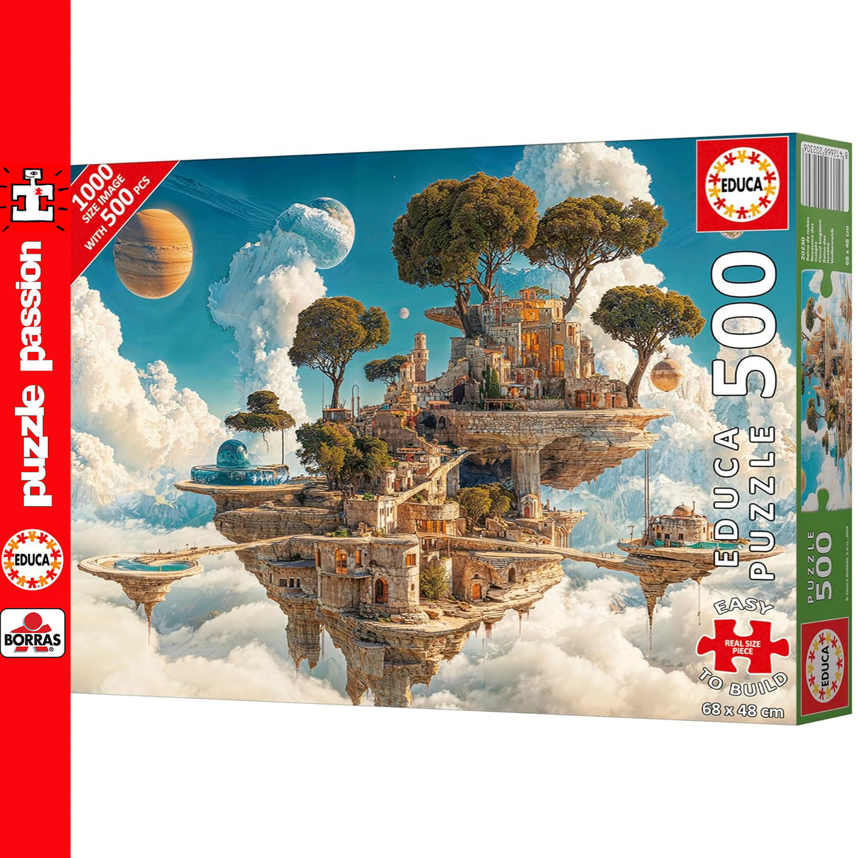 Educa KINGDOM OF CLOUDS 500pc Super Deluxe Jigsaw Puzzle fantasy art 20230
