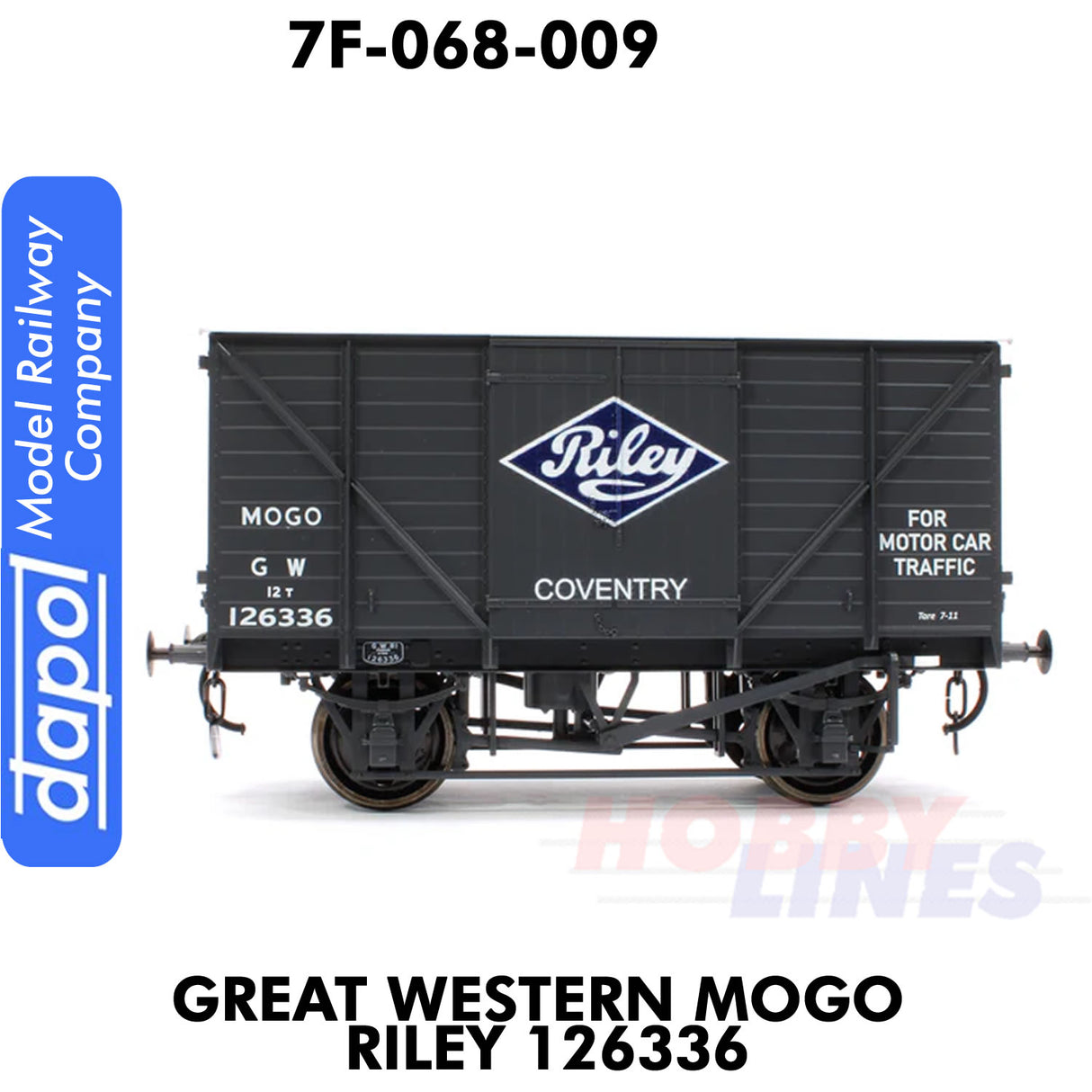 Great Western Railway Mogo Riley -126336 | Dapol | 7F-068-009