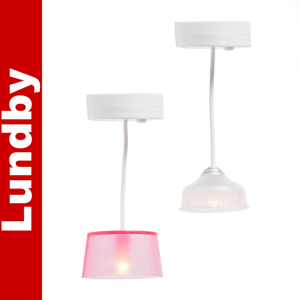2 Ceiling Lights - Dolls house furniture | Lundby | 60-6062-00