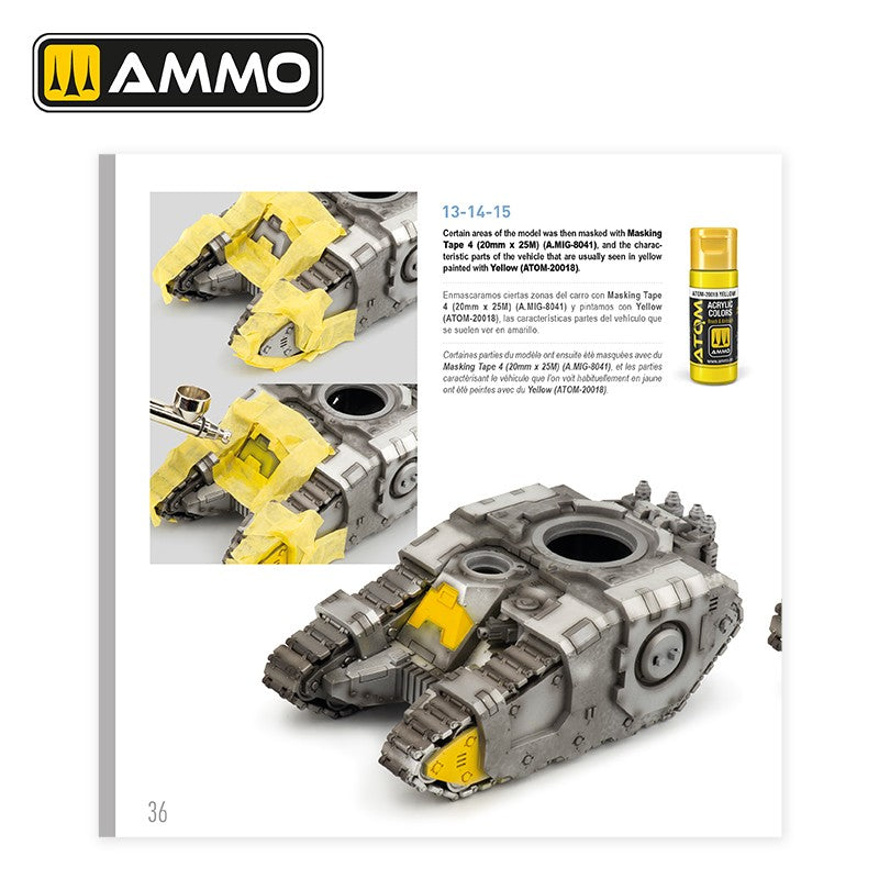 The Weathering Technical Guide 01 - Metallized (English, Spanish, Français) | Ammo by Mig Jimenez | MIG5231