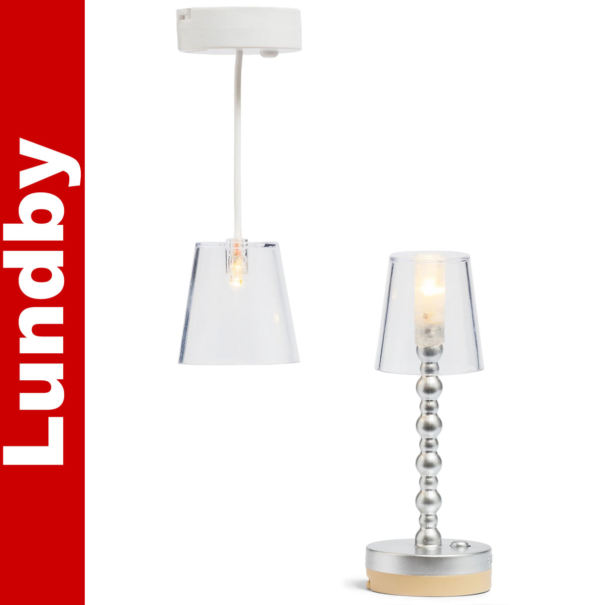 Floor and Ceiling Lamp - Doll house furniture | Lundby | 60-6059-00
