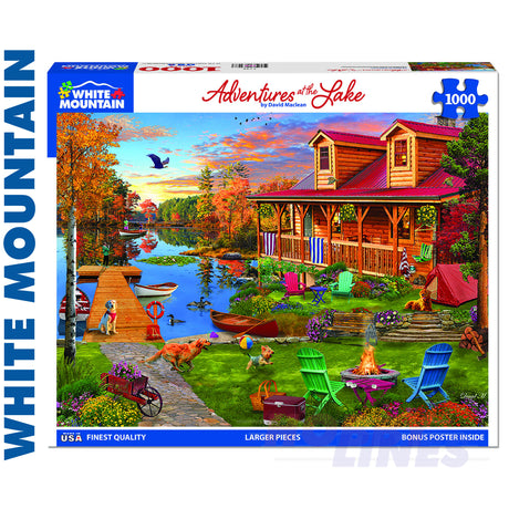Adventures At The Lake 1000 Piece Jigsaw Puzzle 1746pz