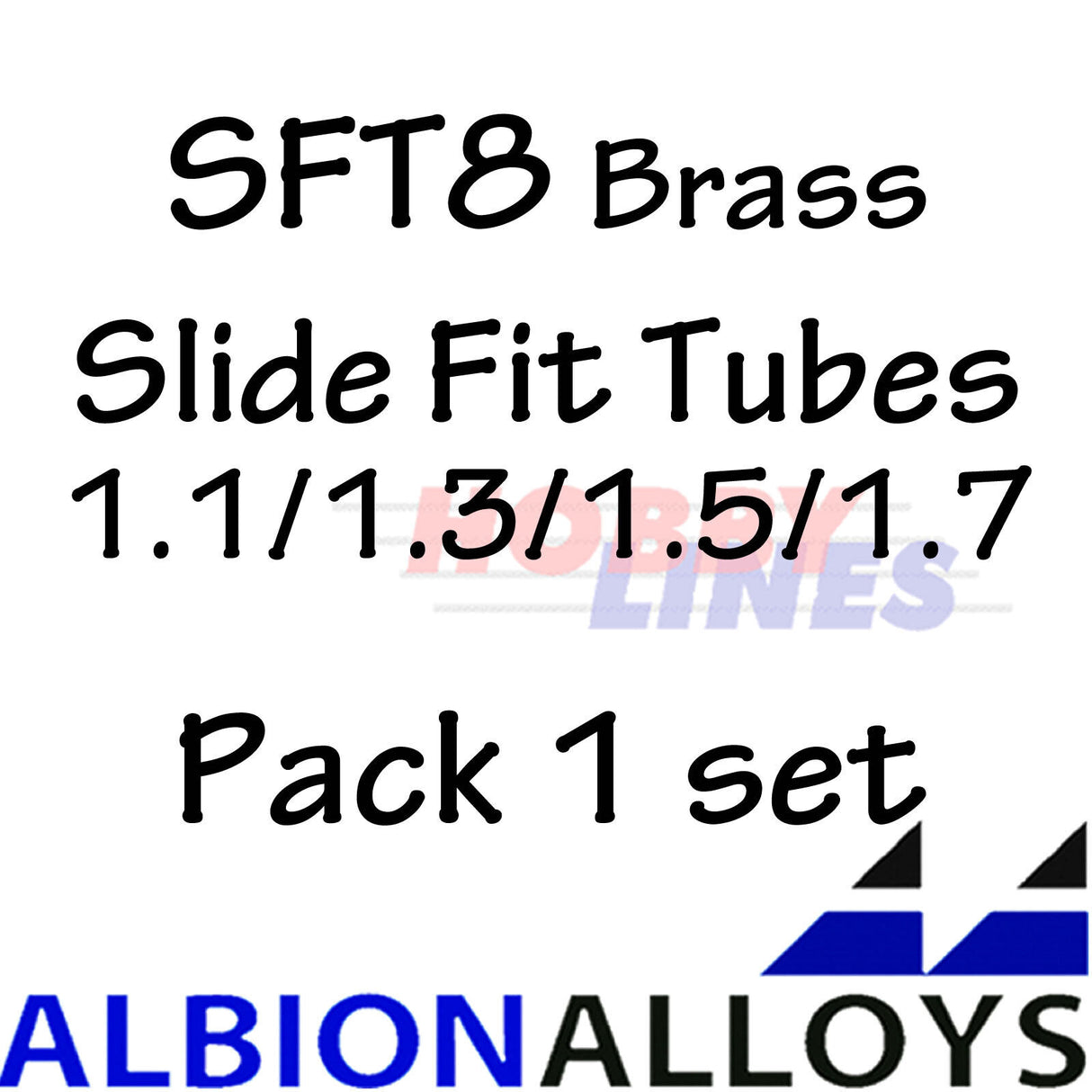 Slide Fit Tubes Selection Packs ALBION ALLOYS Precision Metal Various Sizes SFT