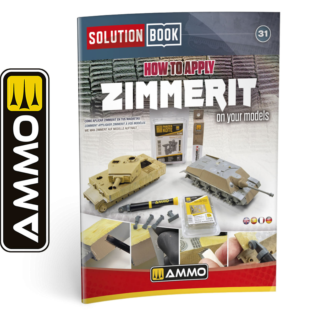 Solution Box Mini 31 - How to apply Zimmerit | Ammo by Mig Jimenez | MIG7906