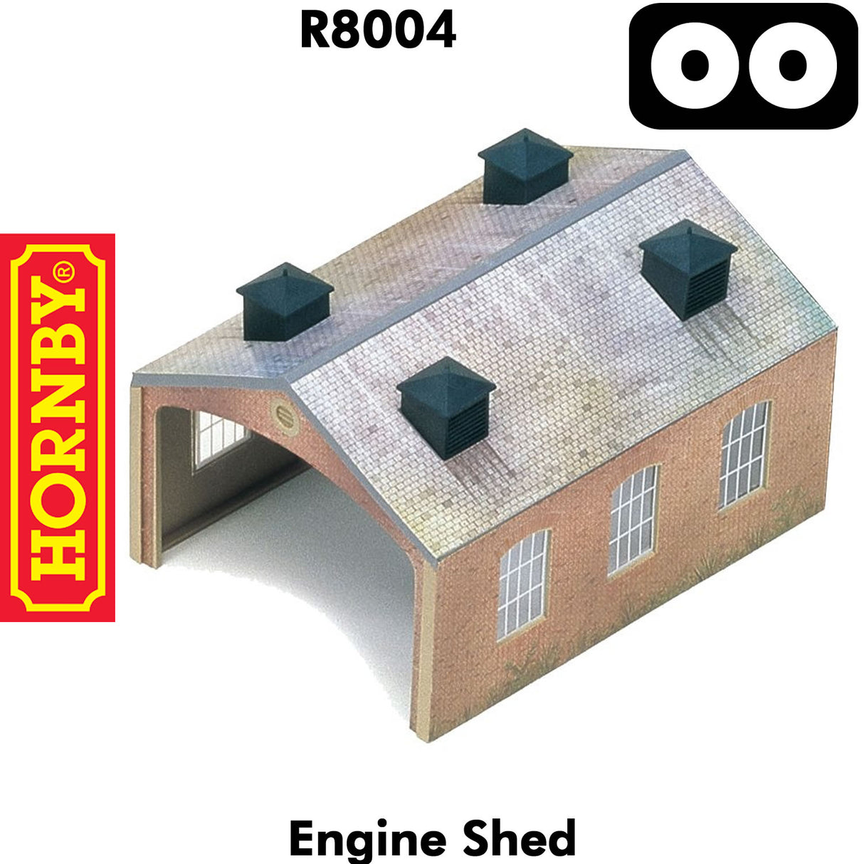 OO Gauge Engine Shed Building - 1:76 | Hornby | R8004