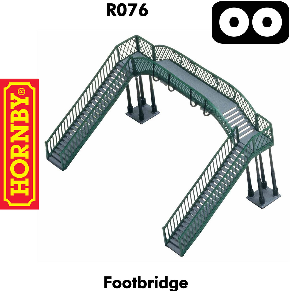 OO Gauge Footbridge Station Bridge - 1:76 | Hornby | R076