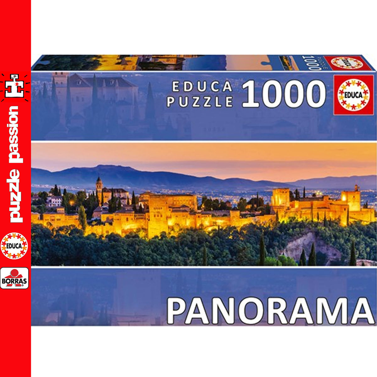 Alhambra Granada Panorama 1000 Piece Jigsaw Puzzle | Educa | 19576