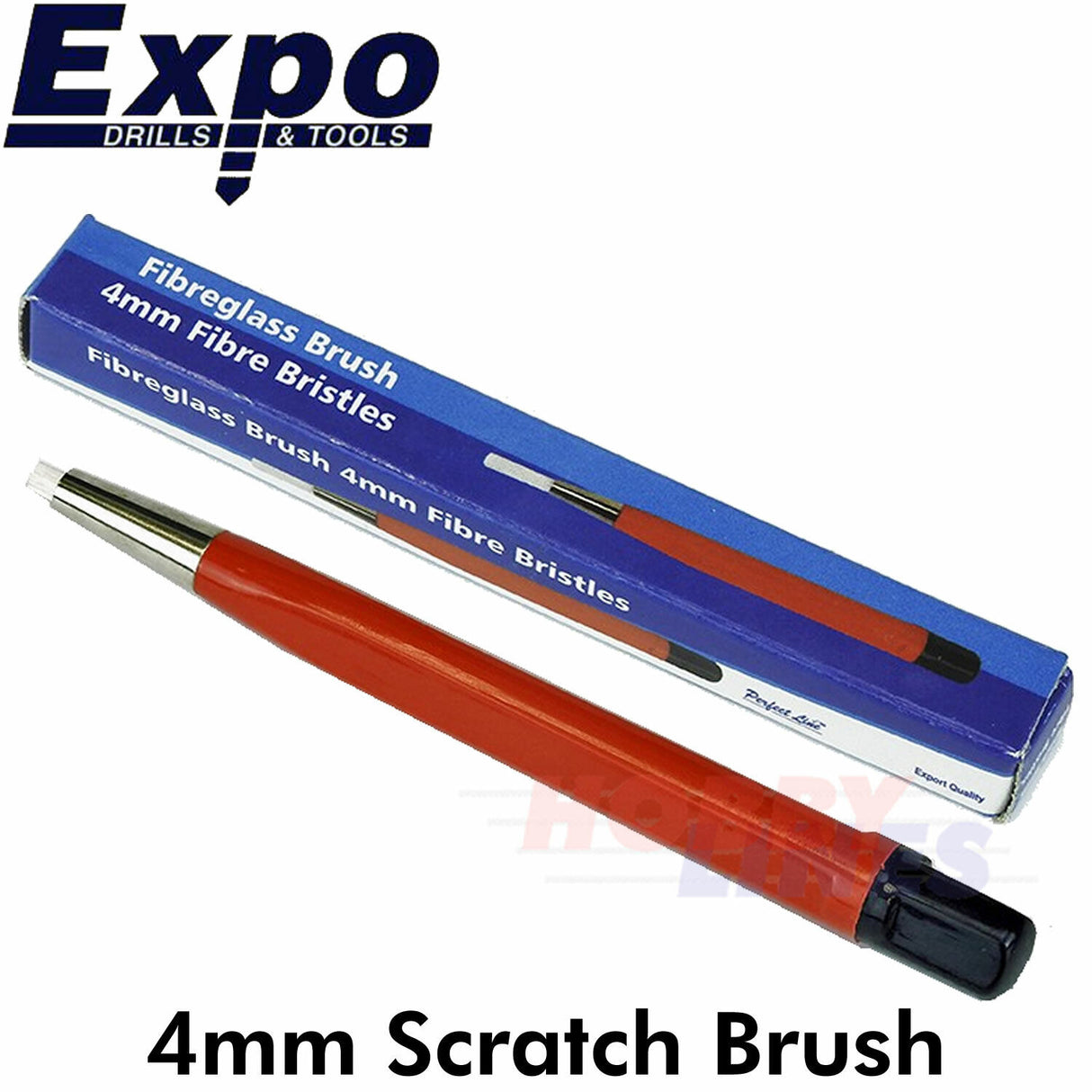SCRATCH BRUSH Glass Fibre 4mm High Grade & Refill option Top Grade Twist Advance