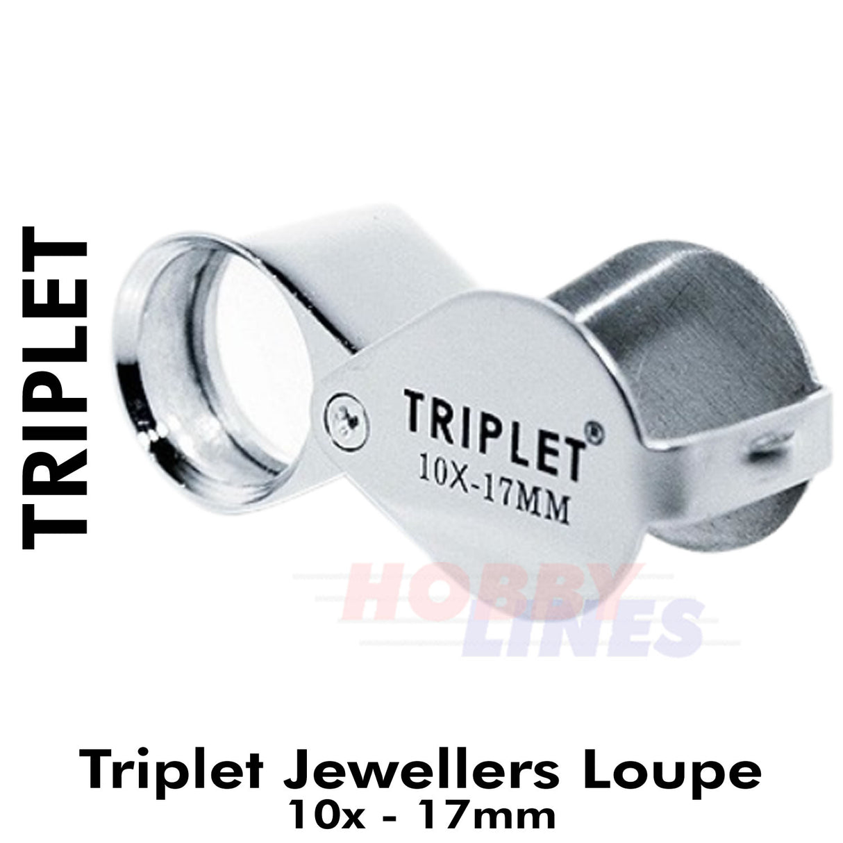 Triplet Jewellers Loupe - 10x - 17mm | Expo Tools | L73828