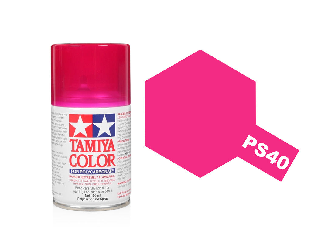 Tamiya Ps-40 Translucent Pink Spray Paint
