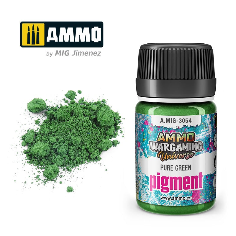Wargaming Universe - Pigment Pure Green - 35ml | Ammo by Mig Jimenez | MIG3054