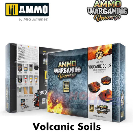 Wargaming Universe -  #4 Volcanic Soils Kit | Ammo by Mig Jimenez | MIG7923