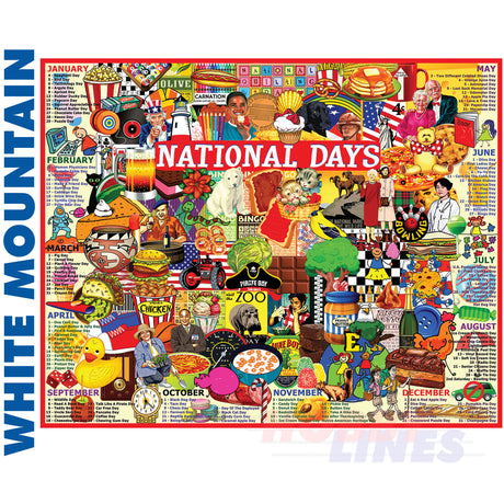 National Days 1000 Piece Jigsaw Puzzle 1689