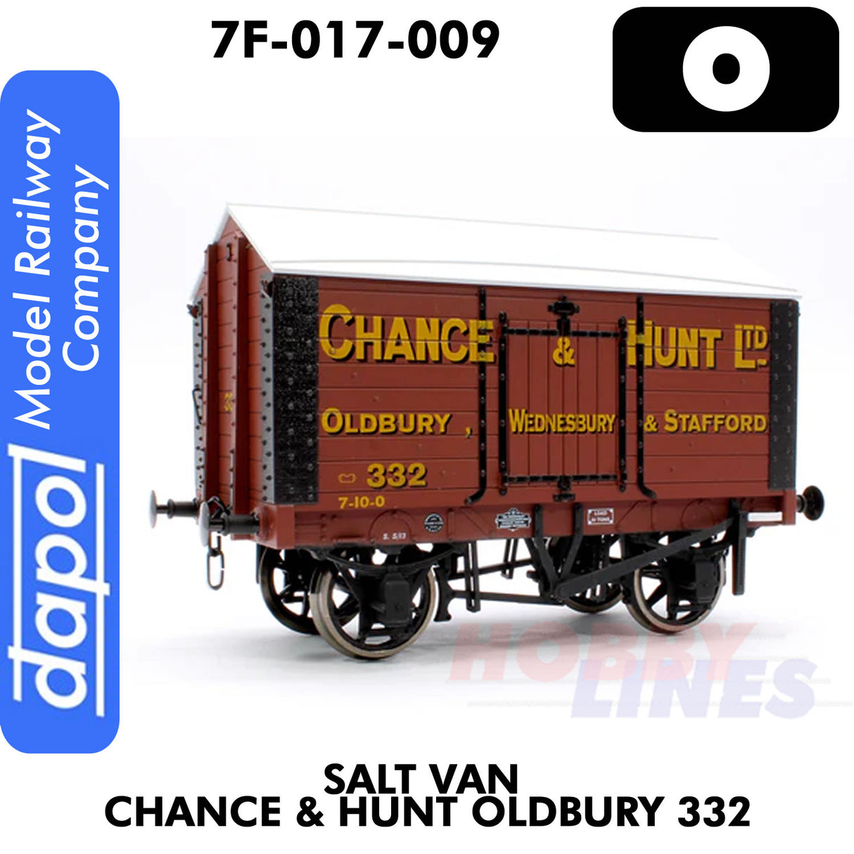 Salt Van Chance & Hunt Oldbury 332 - Wagon | Dapol | 7F-018-009