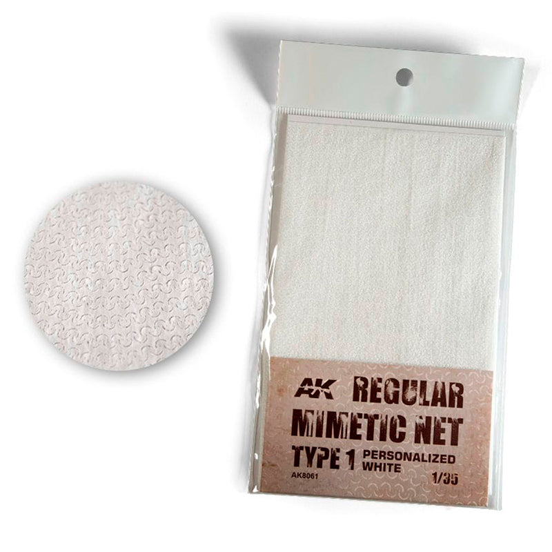 Regular Mimetic Net - Type 1 Personalized White | AK interactive | AK8061