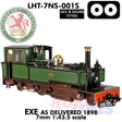 EXE As Delivered (Early Cab) 1898 -  DCC & Sound | Lionheart Trains | LHT-7NS-001S