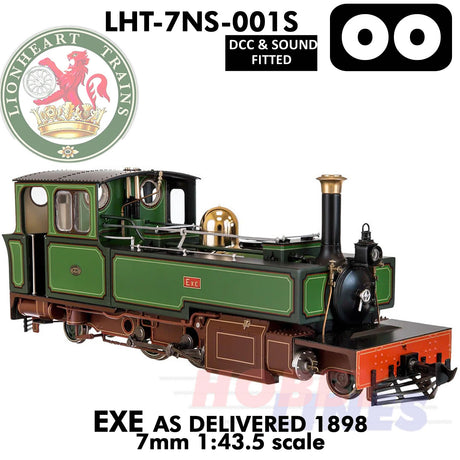 EXE As Delivered (Early Cab) 1898 -  DCC & Sound | Lionheart Trains | LHT-7NS-001S