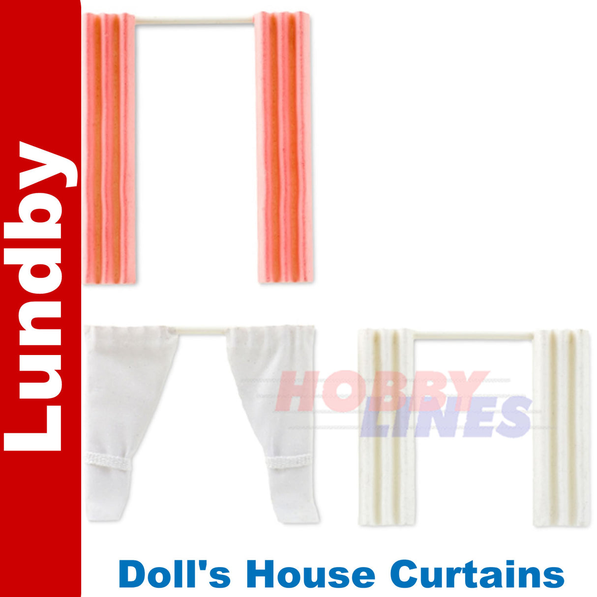 Lundby Doll's House Curtains 60-4036-00