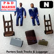 Porters Sacktrucks Luggage Figures | P&D Marsh | X86