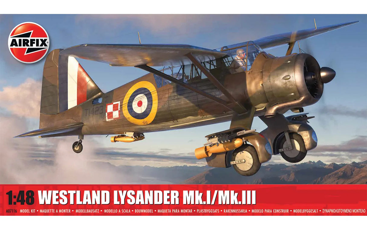Westland Lysander Mk.I/Mk.III WWII RAF Reconnaissance 1:48 kit | Airfix | A07116