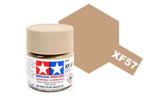 Acrylic Mini Paint - Xf-57 Buff | Tamiya | TM81757