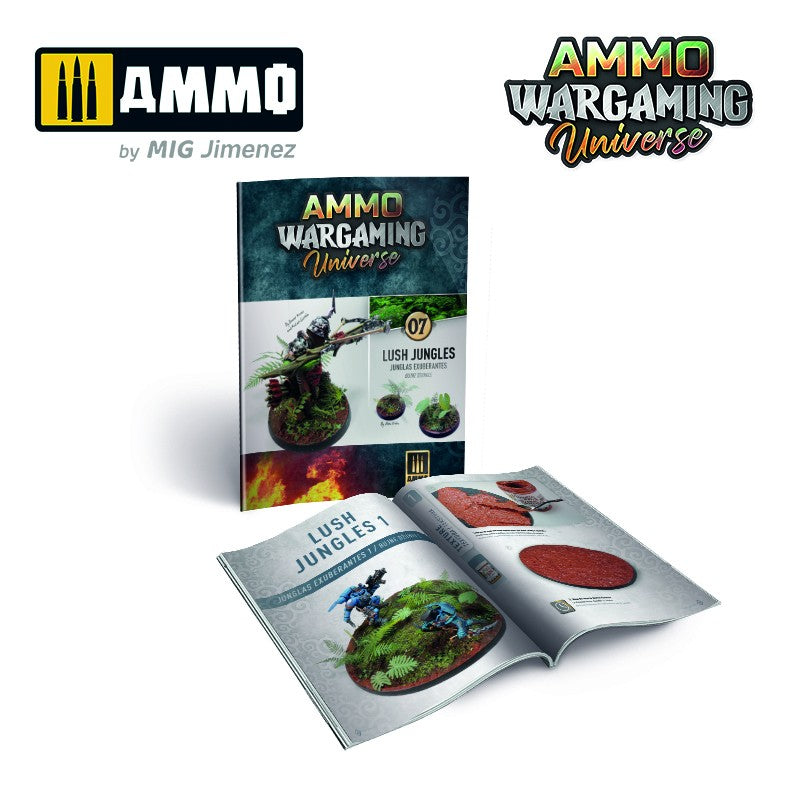 Ammo Wargaming Universe - Book 07 – Lush Jungles | Ammo by Mig Jimenez | MIG6926
