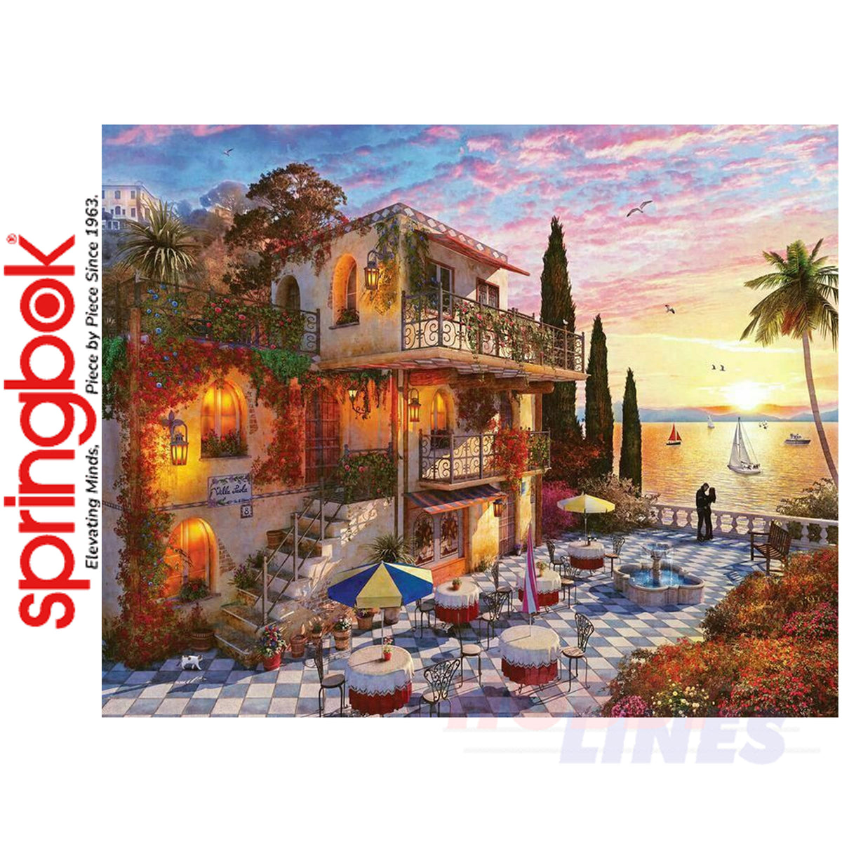 Mediterannean Romance 1000 Piece Jigsaw Puzzle | Springbok | SB33-10863