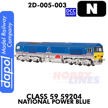 Class 59 John F Yeoman 59206  DB Schenker - DCC Ready | Dapol | 2D-005-002
