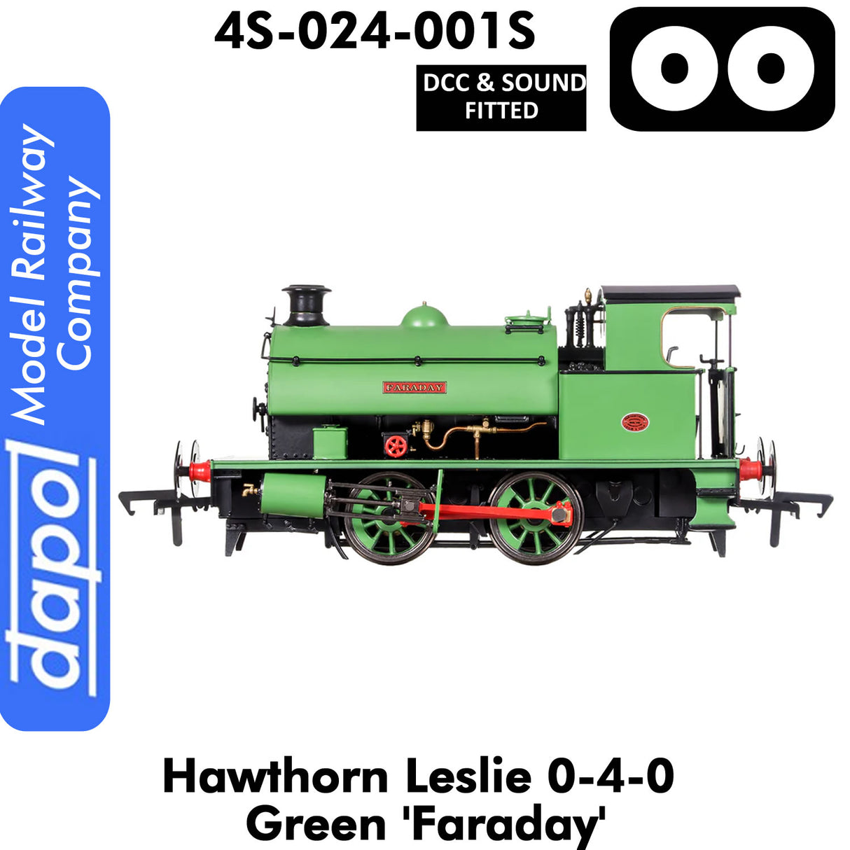 Hawthorn Leslie 040 Green Faraday | Dapol | 4S-024-006S