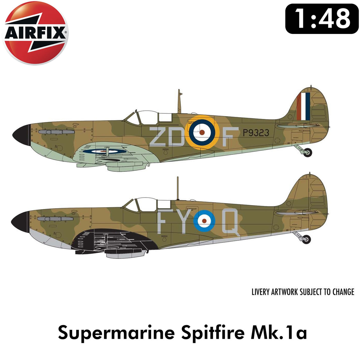 Supermarine Spitfire Mk.1a -Model Kit | Airfix |  A05126A