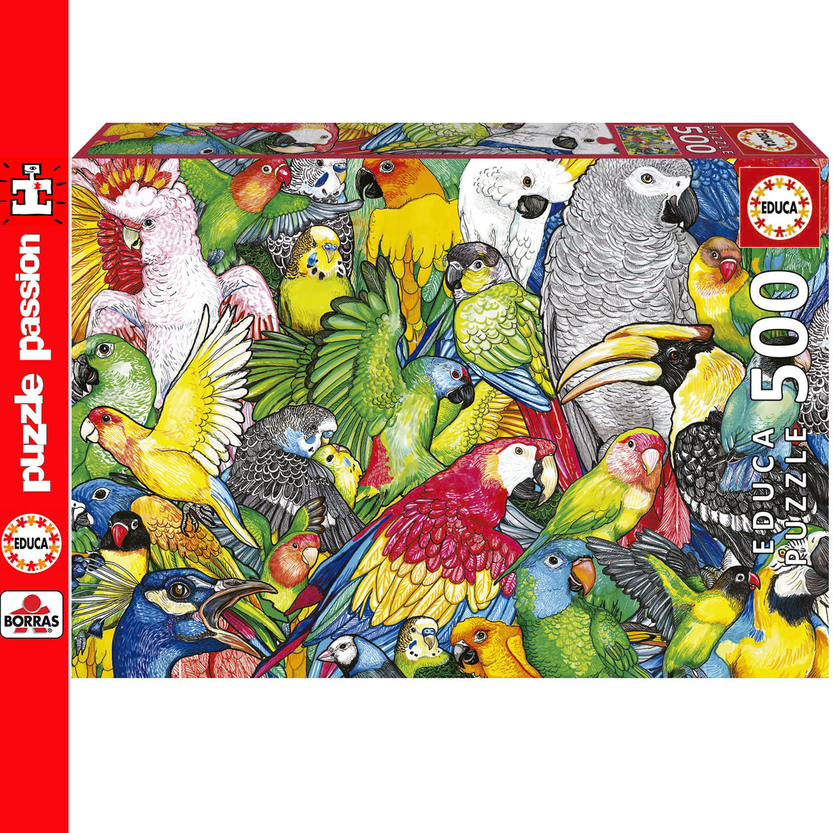 Parrots 500 Piece Jigsaw Puzzle | Educa | 19547