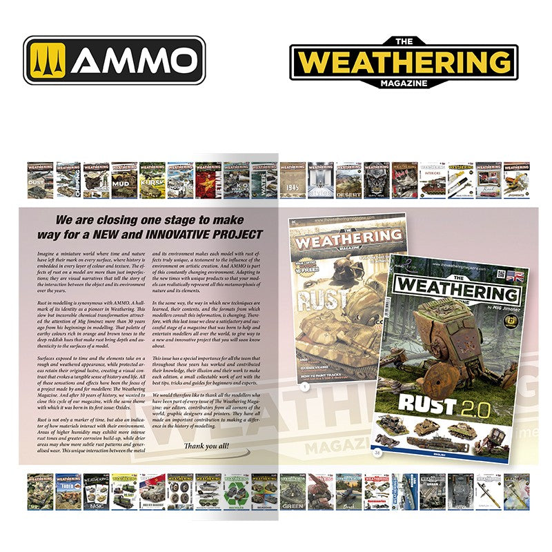 The Weathering Magazine - Issue 38 Rust 2.0 (English) | Ammo by Mig Jimenez | MIG4537