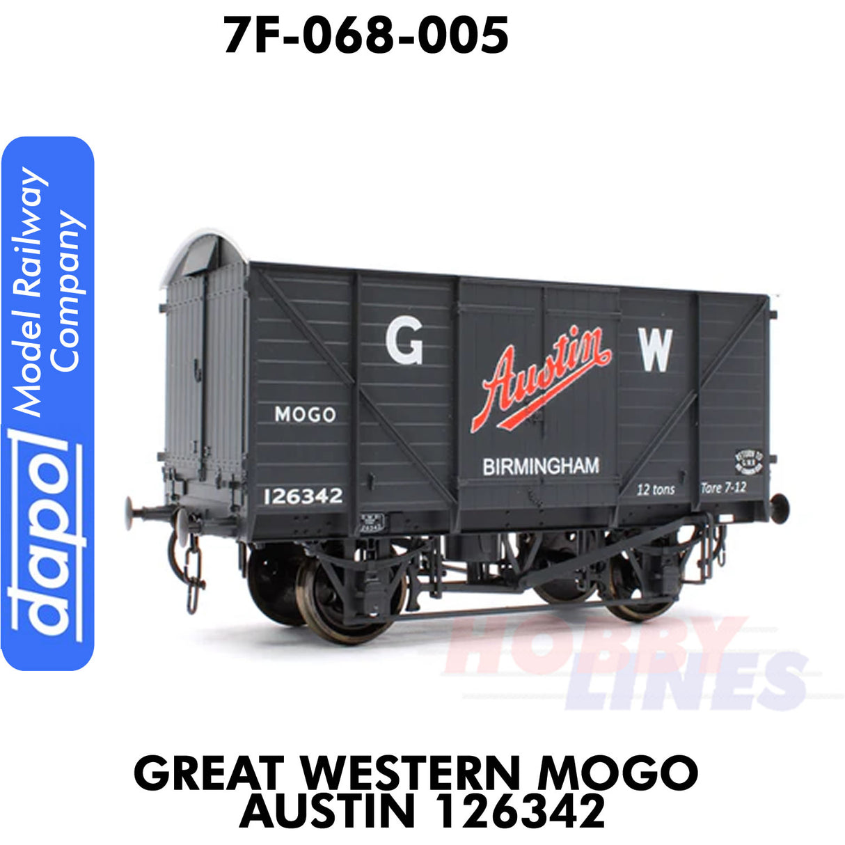 Great Western Railway Mogo Alvis - 126342 | Dapol | 7F-068-005