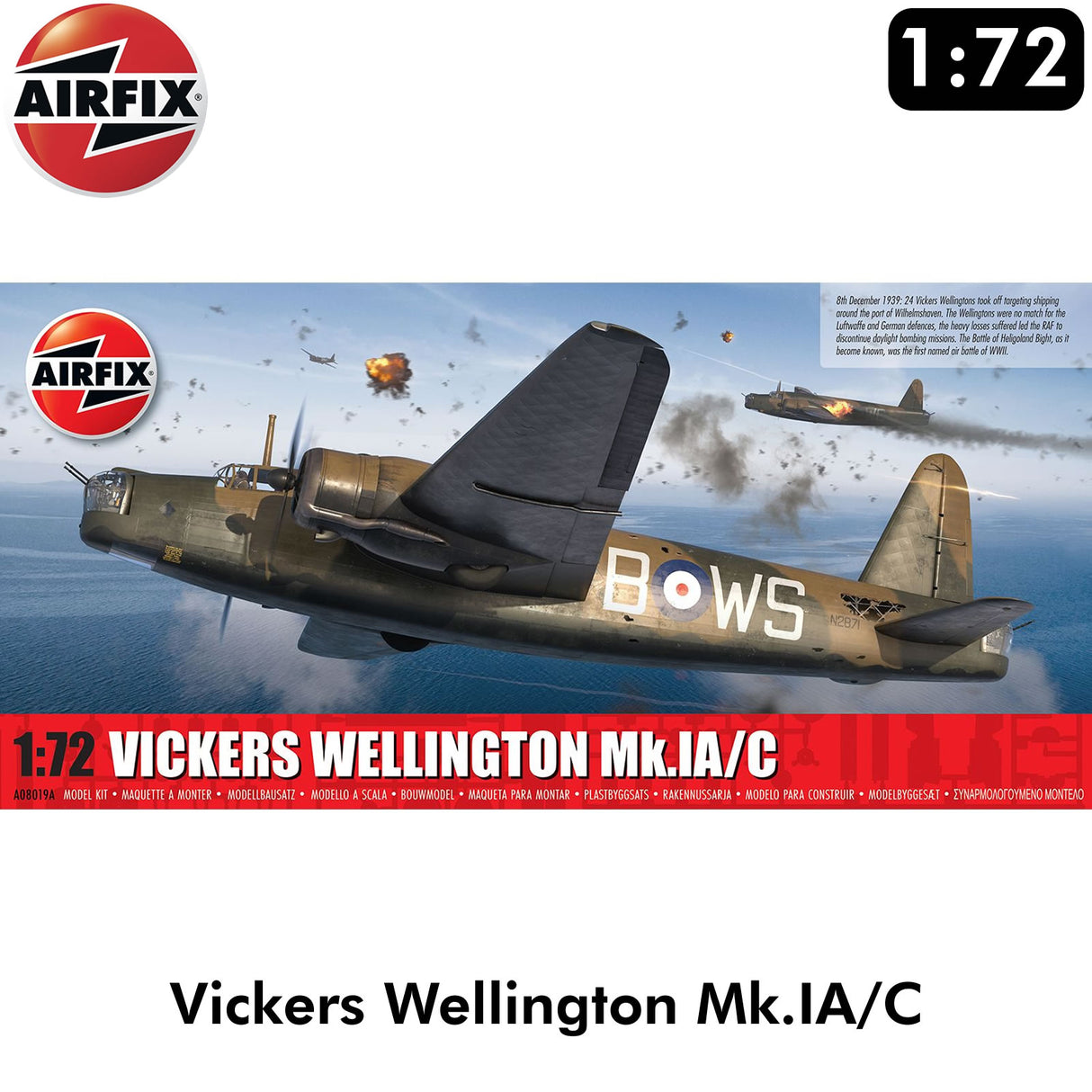 Vickers Wellington Mk.IA/C- Model Kit | Airfix |  A08019A