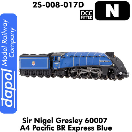A4 Pacific Sir Nigel Gresley 60007 BR Express Blue | Dapol | 2S-008-017D