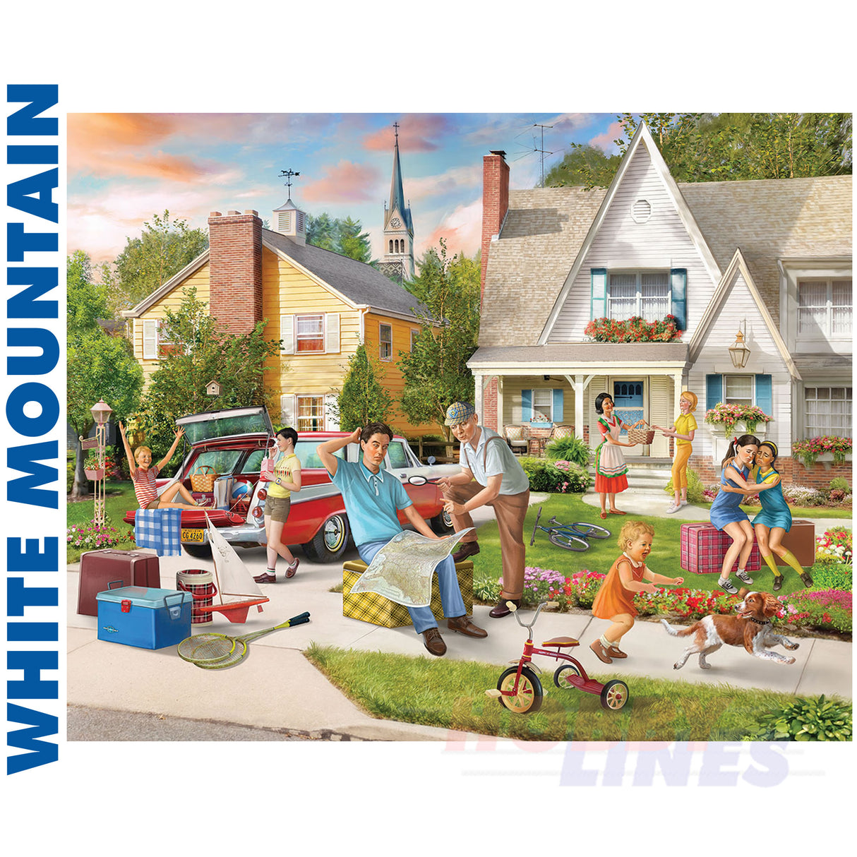 Family Road Trip - Starting Out 1000 PieceJigsaw Puzzle 1756