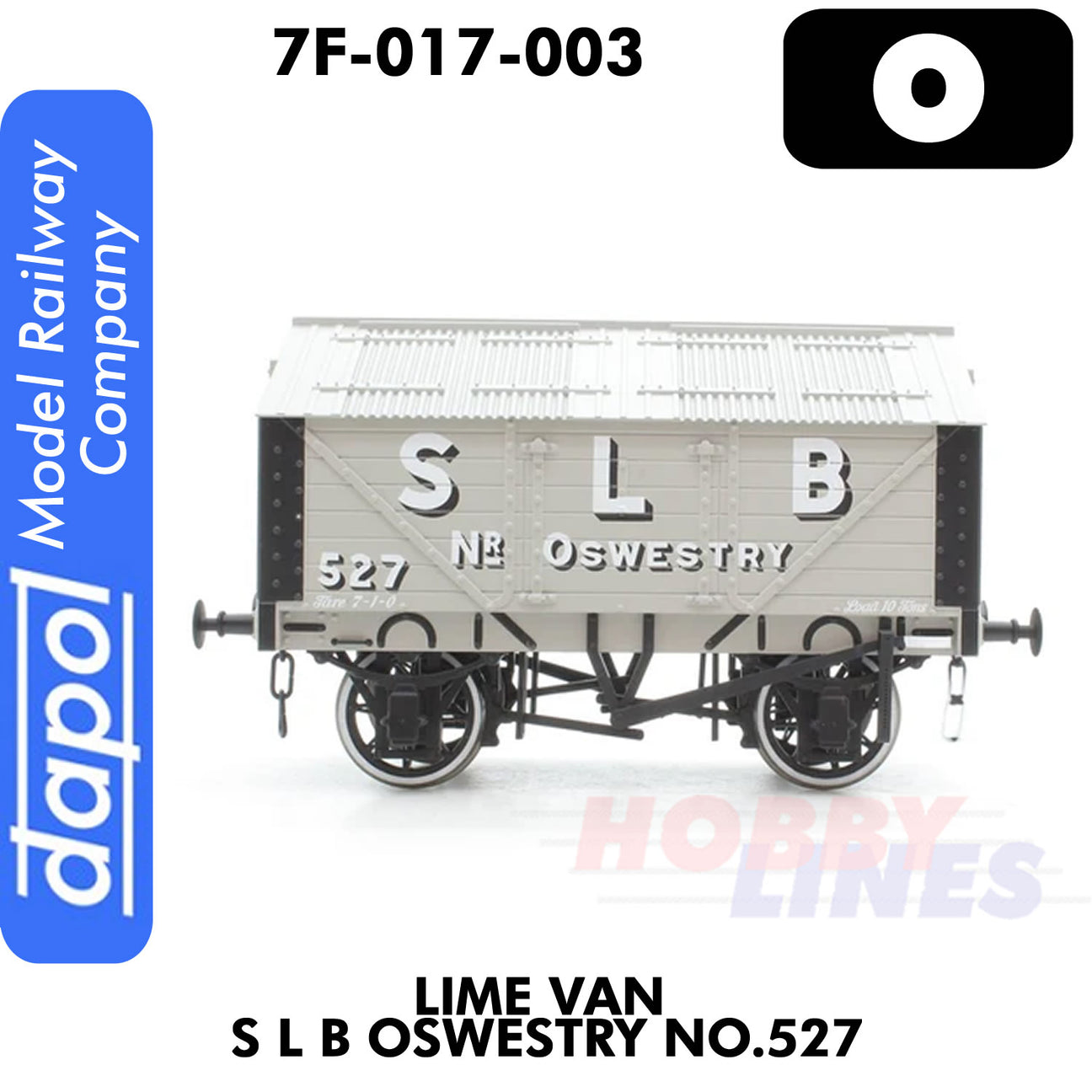 Lime Van S L B Oswestry No. 527 - Wagon  | Dapol | 7F-017-003