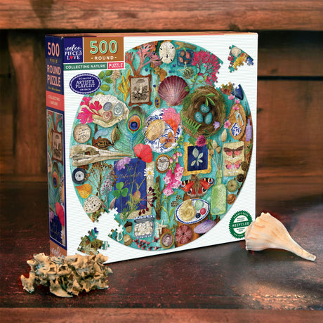 Naturalist Collection 500pc Round Puzzle | eeBoo | PZF110