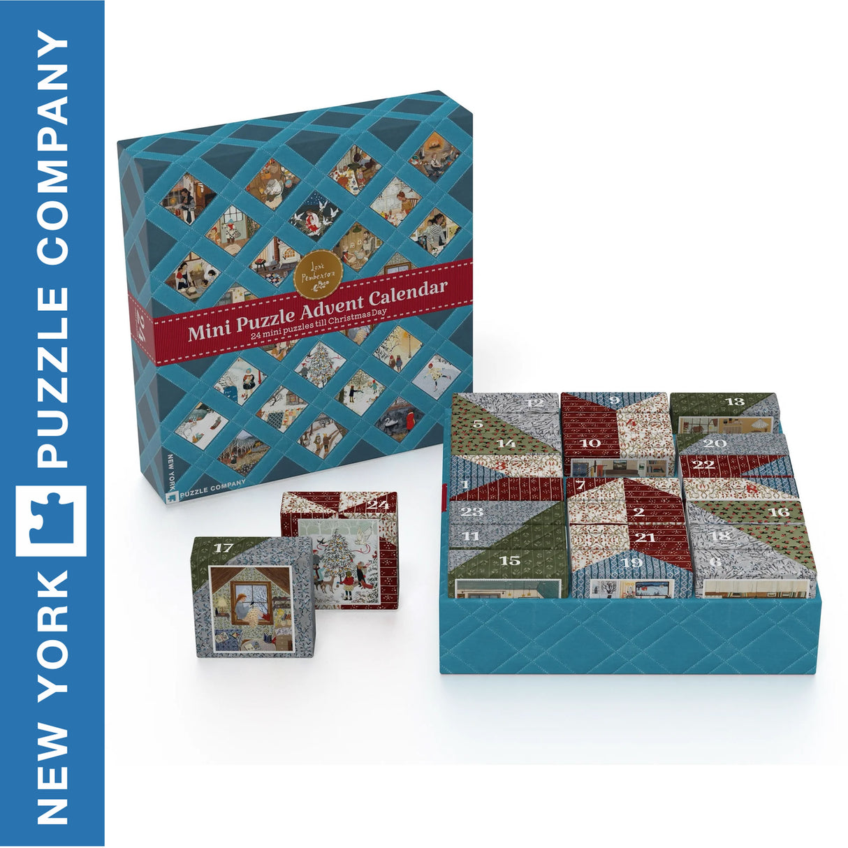 Loré Pemberton Advent Calendar -24 Mini Puzzles | New York Puzzle Company | NPZLP2350