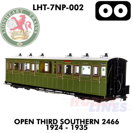 Open 3rd Southern 2466 1924-35 - DCC Ready | Lionheart Trains |  LHT-7NP-002