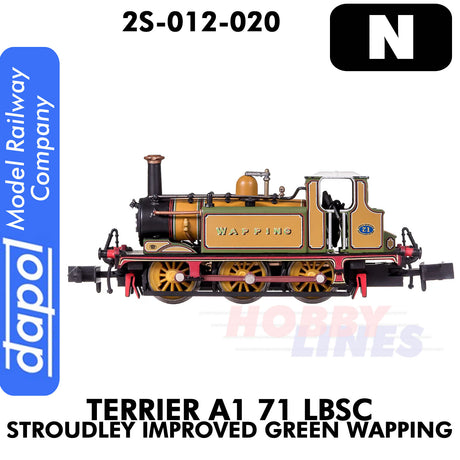 Terrier A1 71 LBSC Stroudly Improved Green Wapping | Dapol |2S-012-020