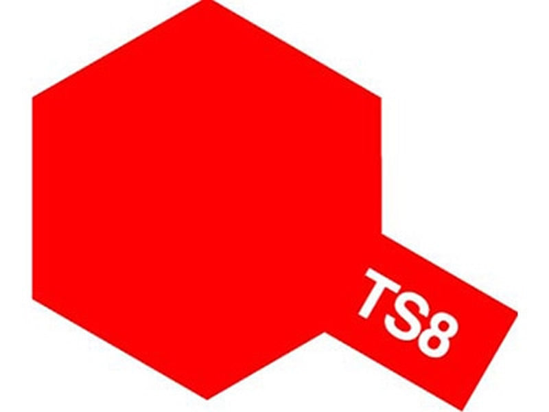 Tamiya Ts-8 Italian Red Spray Paint