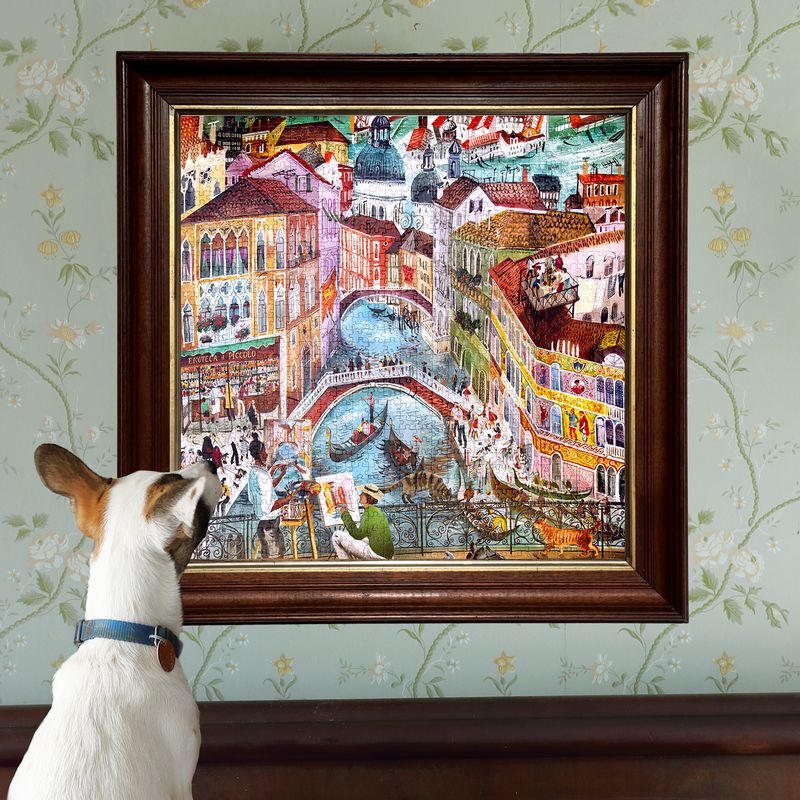 Artists in Venice 1000pc Puzzle | eeBoo | PZT457