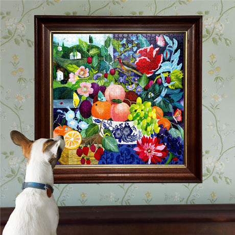 Stone Fruit Still Life 1000 pc Puzzle | eeBoo | PZT856