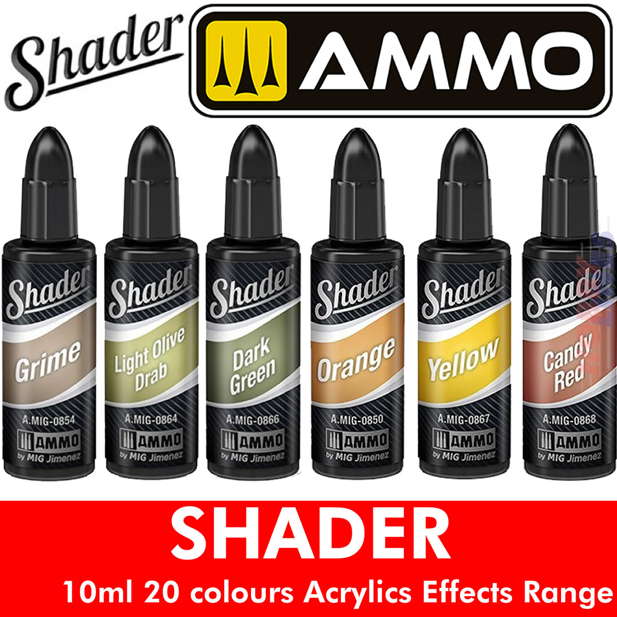 Shader - Full Range - Pick your paint | AMMO By Mig Jimenez