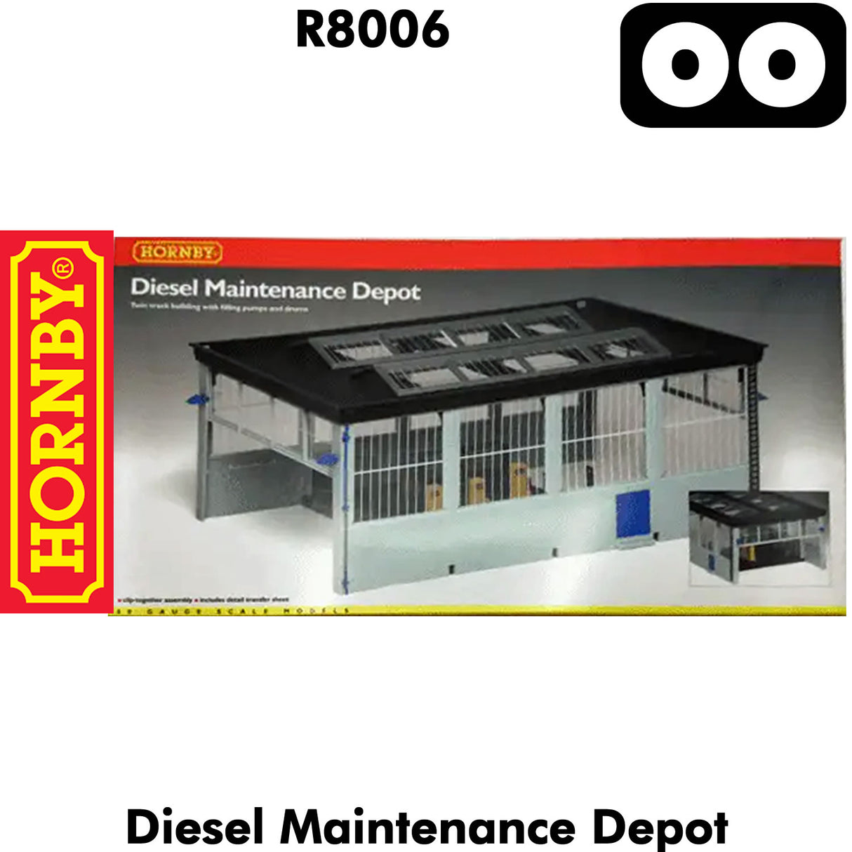 OO Gauge Diesel Maintenance Depot Building - 1:76 | Hornby | R8006