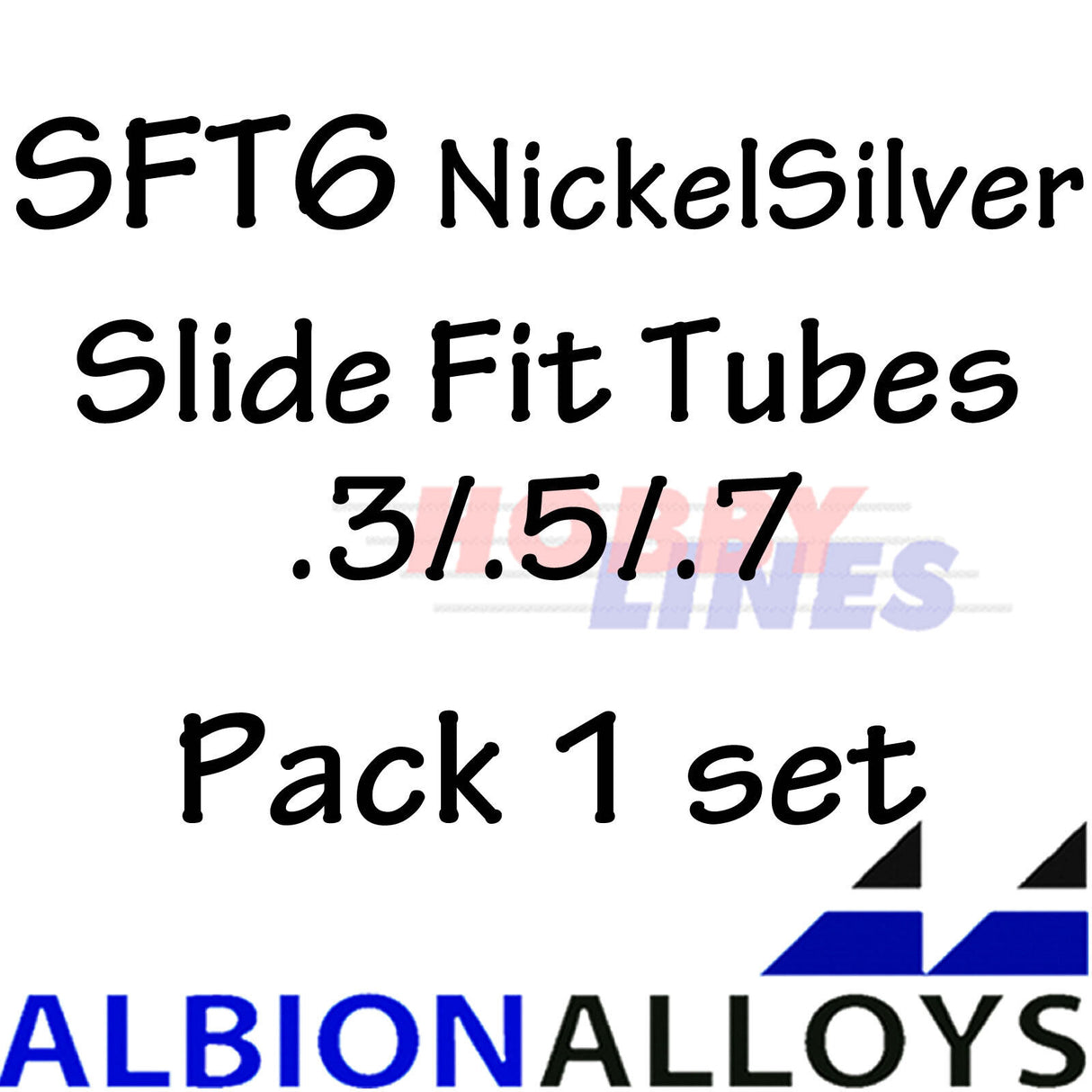 Slide Fit Tubes Selection Packs ALBION ALLOYS Precision Metal Various Sizes SFT