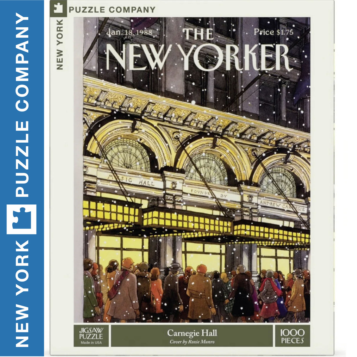 Carnegie Hall 1000pc Jigsaw | New York Puzzle Company | NPZNY2559