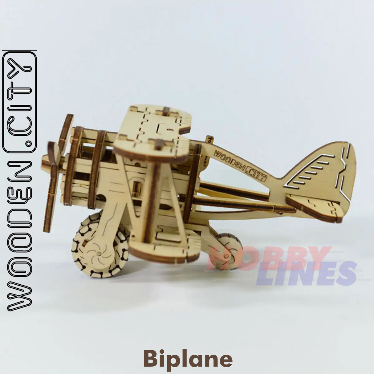 Bi-Plane -3D Puzzle | Wooden City | WR304
